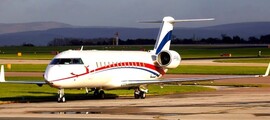 intérieur beige luxueux jet privé A319-CJ