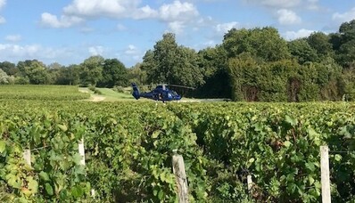 Fedezze fel a szőlőültetvényeket helikopterrel