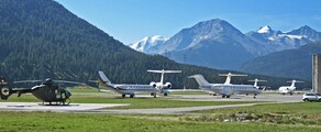 Párizs - St. Moritz Samedan : magánrepülőgép bérlés 