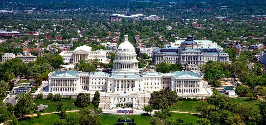 Capitole États-Unis, Washington verdoyant.