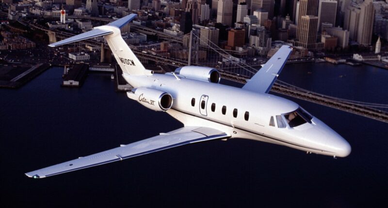 location de jet privé, intérieur CESSNA CITATION VI.