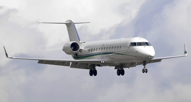 Cabine intérieure jet privé Challenger 850
