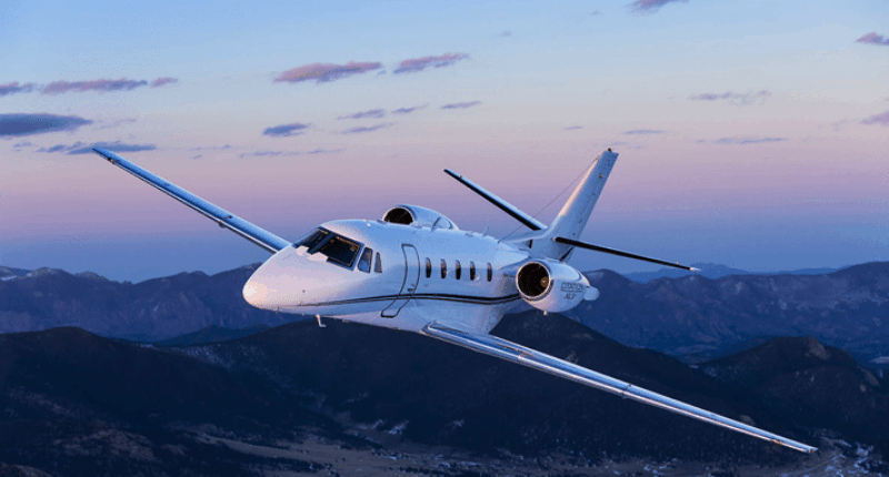 Intérieur jet privé Citation Excel - AEROAFFAIRES