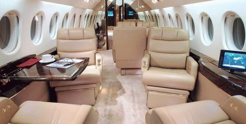 Falcon 900 intérieur