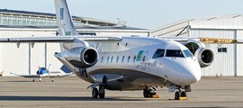 location jet privé - Cabine MD 87 avec sièges gris