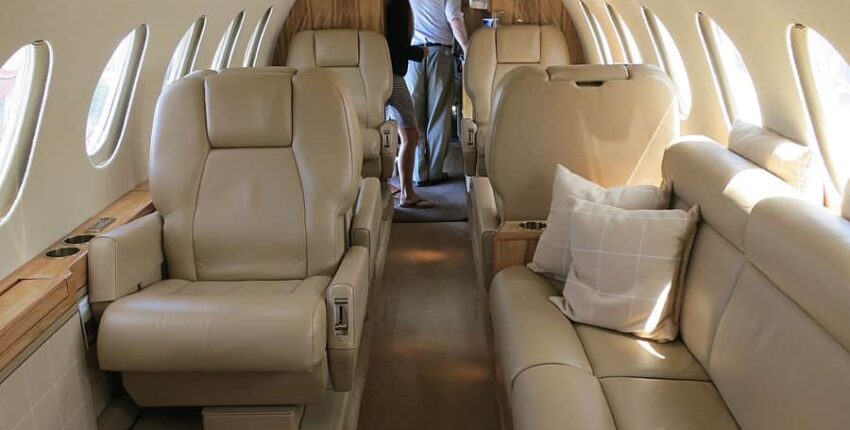 Falcon 50 intérieur cabine