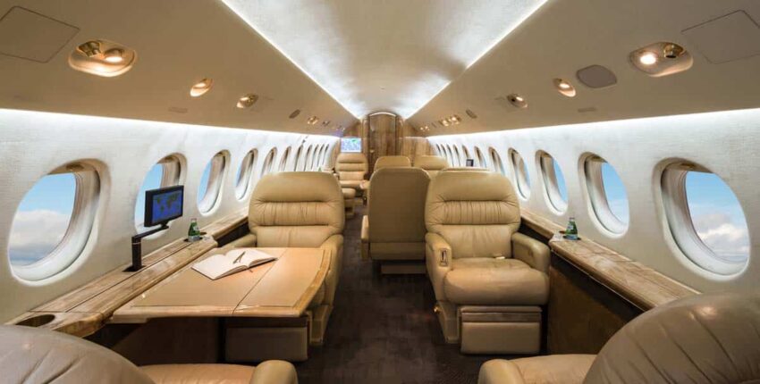Falcon 900 intérieur