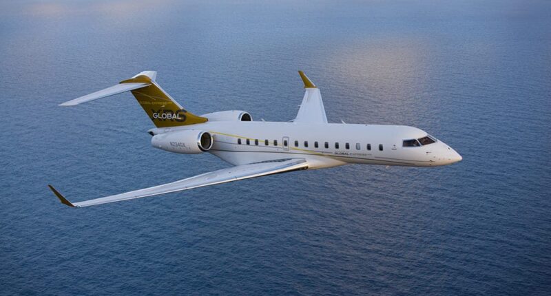 jet privé global express intérieur