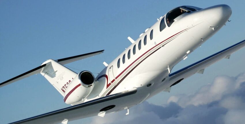 CITATION CJ3 en vol