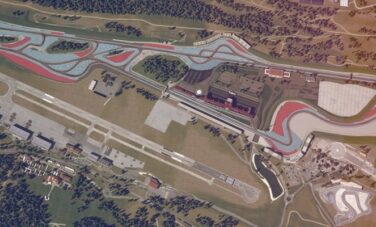 Circuit du Castellet, vue aérienne et complexe de pistes.