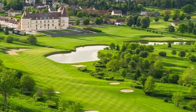 Helikopterbérlés : Château Hôtel golf de Chailly Burgundiában