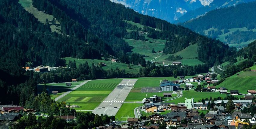 Gstaad Saanen : magánrepülőgép bérlés 