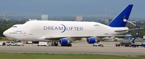 BOEING 747-400 DREAMLIFTER: Teherszállító repülőgép bérlés 