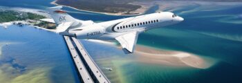 Dassault Falcon 6X en vol