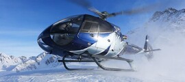 Hélicoptère Bell 206 intérieur en cuir