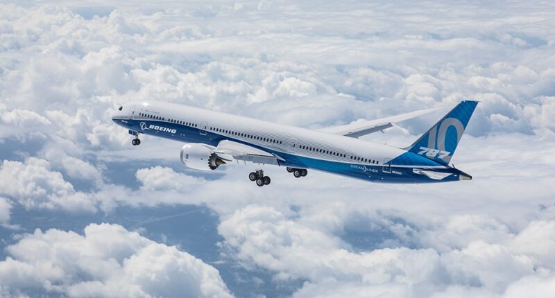 Boeing 787 Dreamliner intérieur