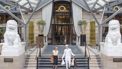 Luxus szálloda: a Peninsula Paris, luxus Párizs szívében