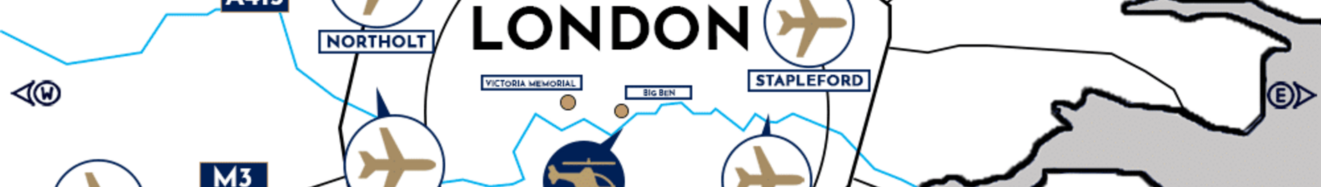 Hol lehet leszállni egy magánrepülőt Londonban