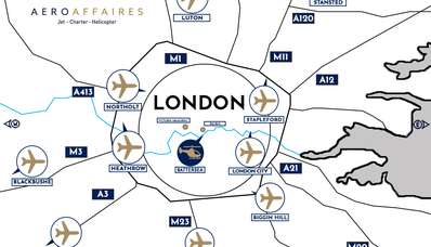 Hol lehet leszállni egy magánrepülőt Londonban