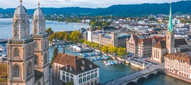 München - Zürich : magánrepülőgép bérlés 