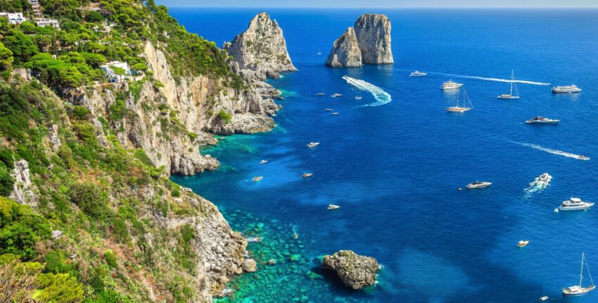 Nápoly - Capri: helikopteres transzfer
