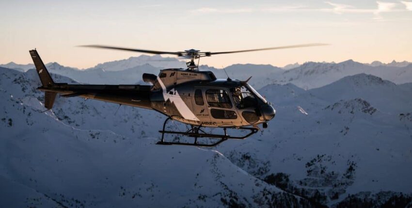 Genf - Courchevel: helikopteres transzfer