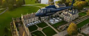 Abbaye des Vaux de Cernay: helikopteres élmény