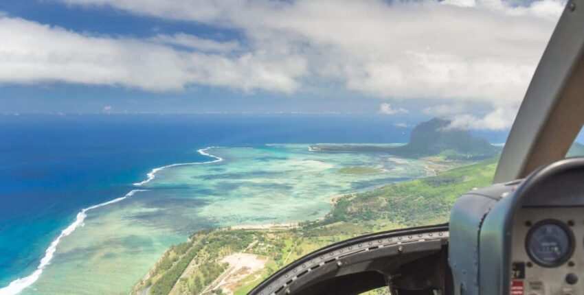 La Réunion - Mauritius: helikopteres transzfer