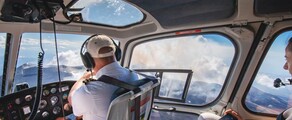 Helikopteres repülés az Etna felett