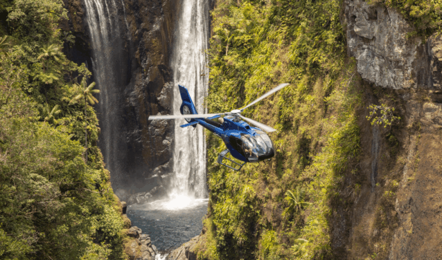 helicopter tour la réunion