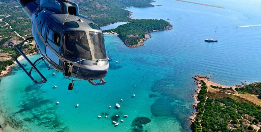 Korzika: helikopteres transzfer