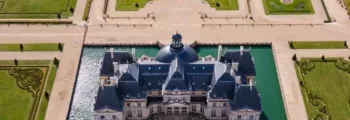 helicoptere Vaux le Vicomte