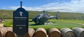 Château de Ferrières: helikopteres élmény