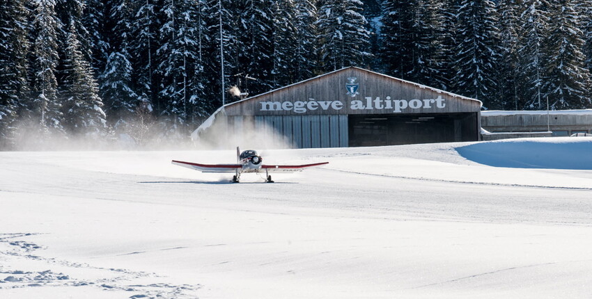 Genf - Megève: helikopteres transzfer