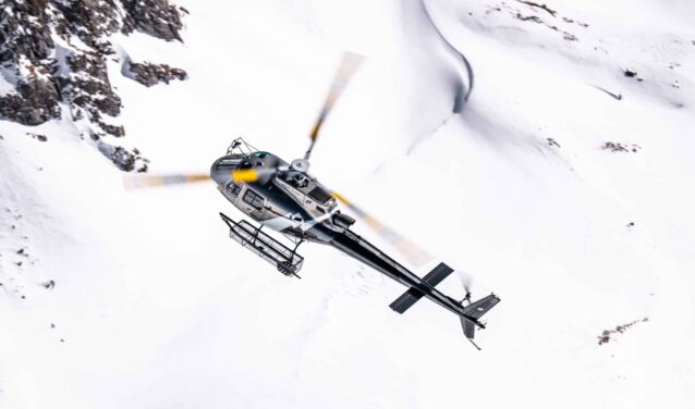 Lyon - Megève: helikopteres transzfer