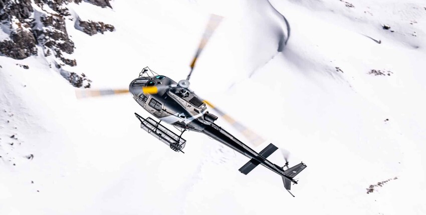 Lyon - Megève: helikopteres transzfer